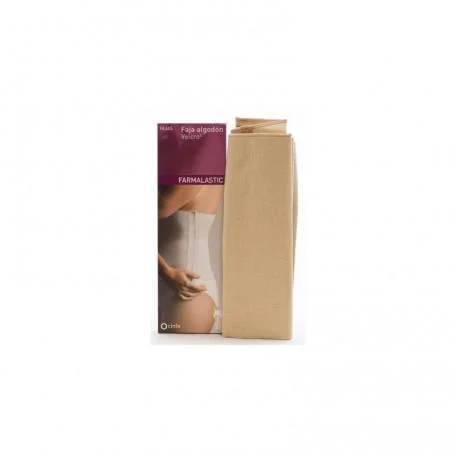 Fascia In Cotone e Velcro Taglia 1 Colore Beige Farmalastic