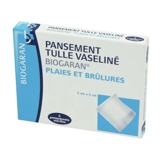 Biogaran Apositos Tulle 5x5cm 5uds