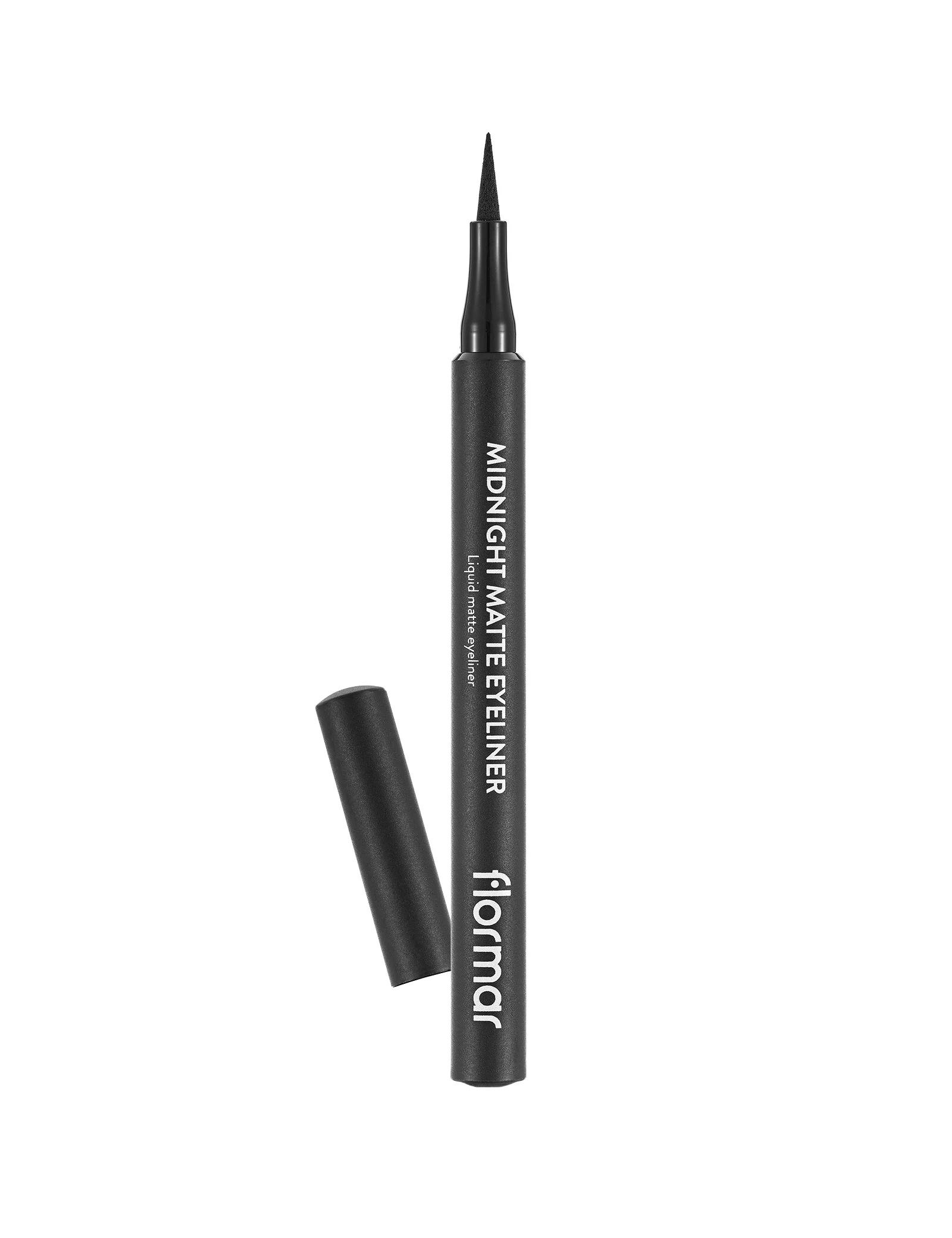 flormar Midnight Matte Eyeliner in pennarello effetto opaco colore 01 nero 1,2 ml