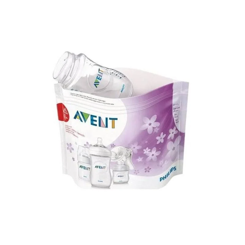 Borsa sterilizzatrice per microonde Avent per 5 Uts
