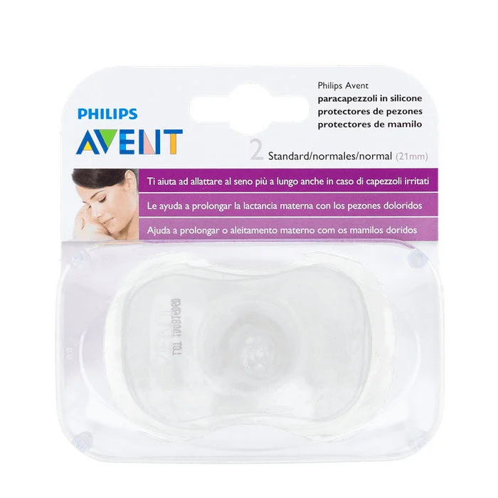 Guaine per capezzoli Avent 2 in silicone standard