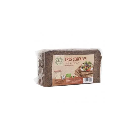 Solnatural Pane tedesco 3 Cereali Bio 500g