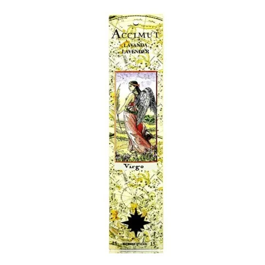 Radhe Shyam Incienso Accimut Virgo Lavanda 15 Bastoncini