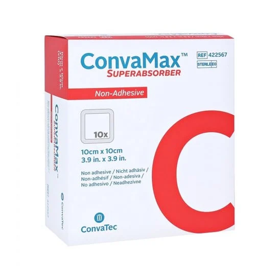 Convamax Ligadura Adesiva 10x10cm 10 Unidades