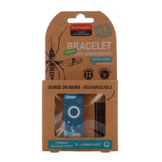 Manouka Pulsera Repelente de Mosquitos Junior Corazón 1ud