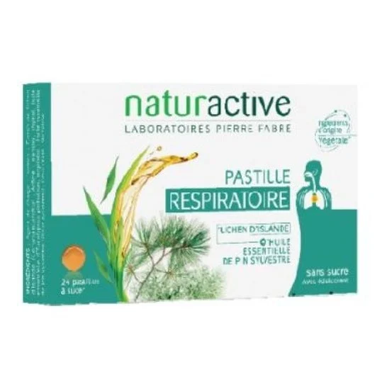 Naturactive Pastille Respiratoire Aux Essence 24comp