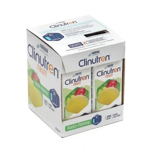 Clinutren Fruit Uva Manzana 4x200ml