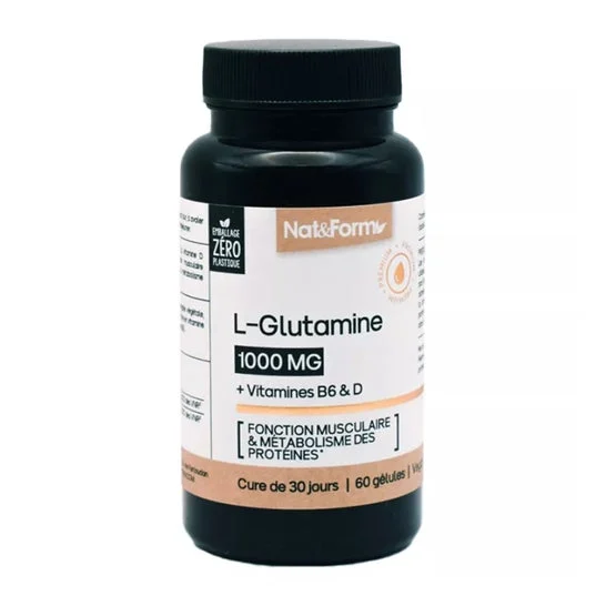 Nat&Form Nutraceutique Premium Glutamina 60caps