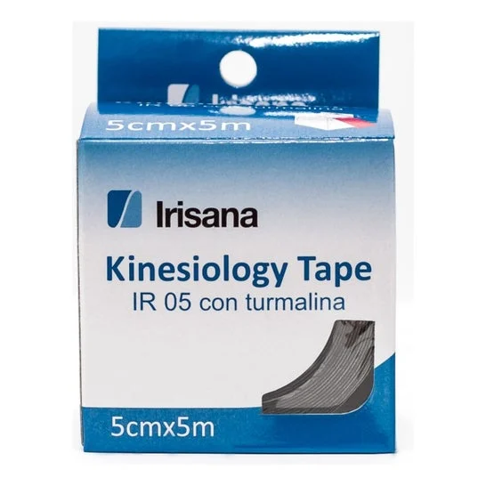 Irisana Benda Neuromuscolare Nera con Tormaline 5cmx5m 1ud