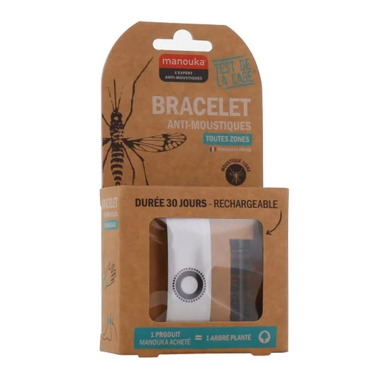 Manouka Pulsera Repelente de Mosquitos Adulto Vegetal 1ud