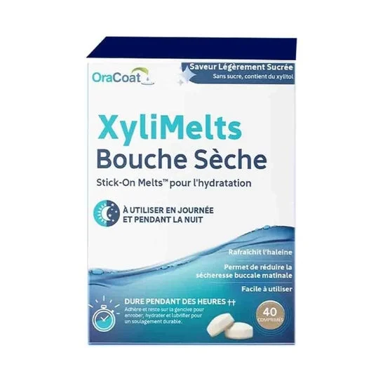 XyliMelts Boca Seca Sabor Suave a Azúcar Sin Azúcar 40comp