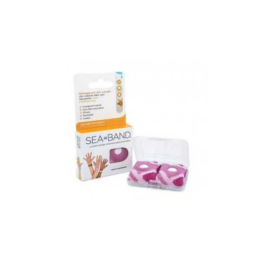 Sea-Band Bracciale Rosa Bambino Anti-Nail Bracciale Rosa Bambino
