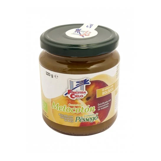 La Finestra sul Cielo Confettura di pesche senza zucchero biologica 320 g