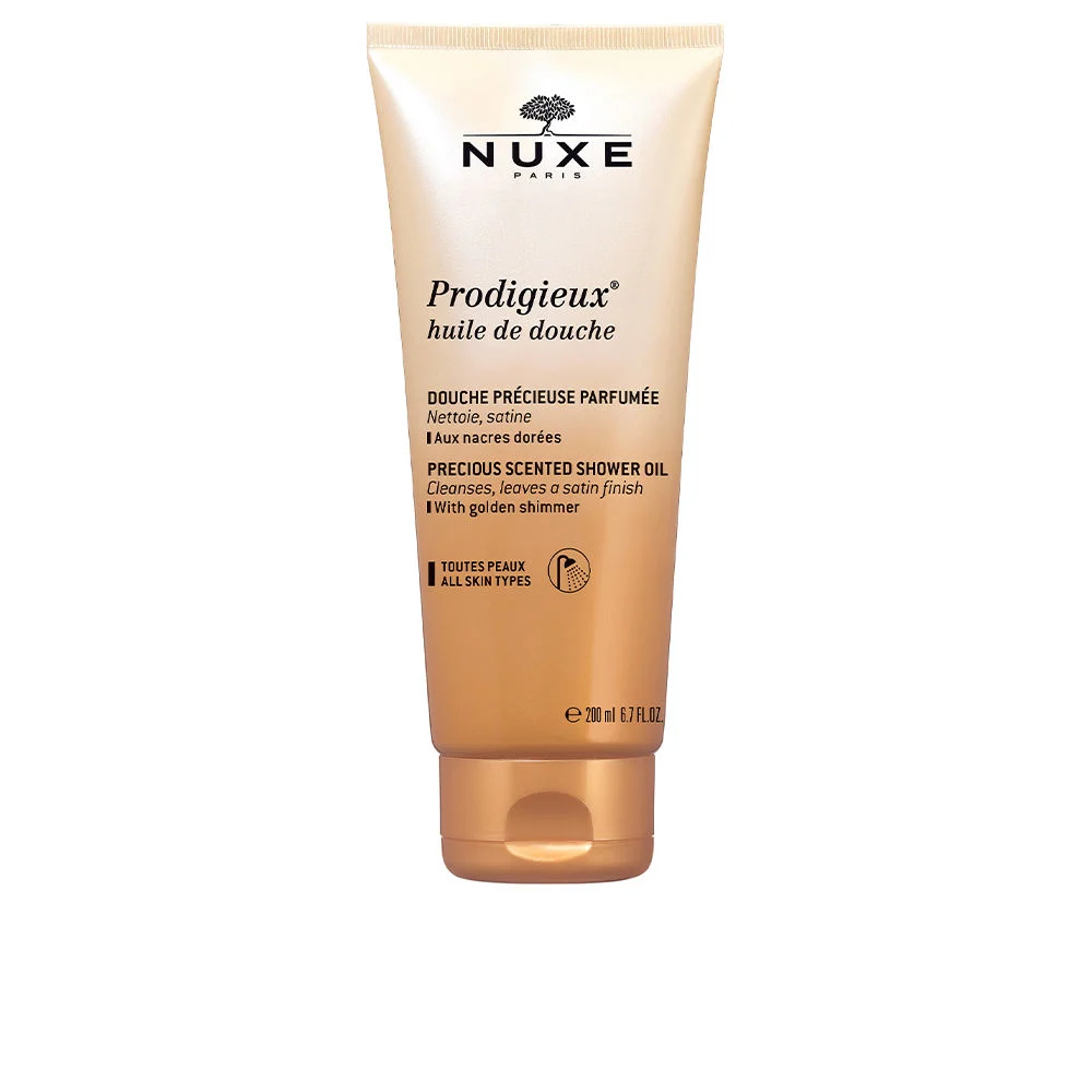 HUILE PRODIGIEUSE de douche aux nacres dorées