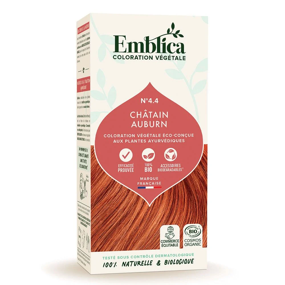 Colorazione vegetale 100g Emblica - 4.1 CHATAIN ICE