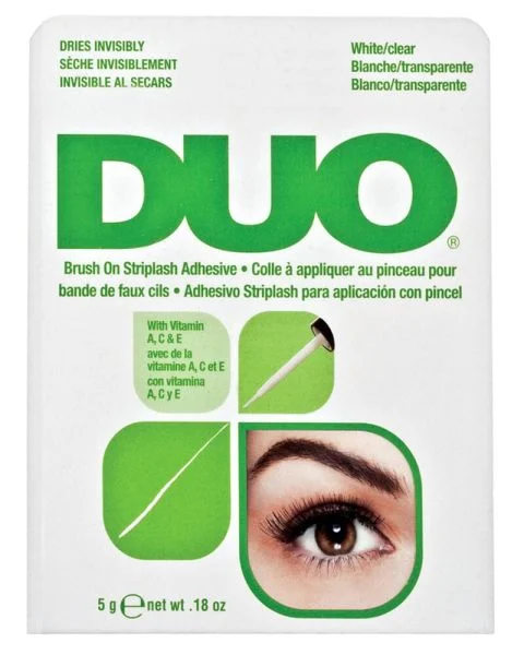 Duo Brush On Striplash Adhesive White/Clear