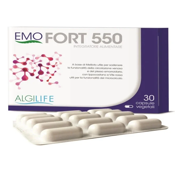 Algilife srls Algilife Emofort 550 Integratore Alimentare 30 Capsule