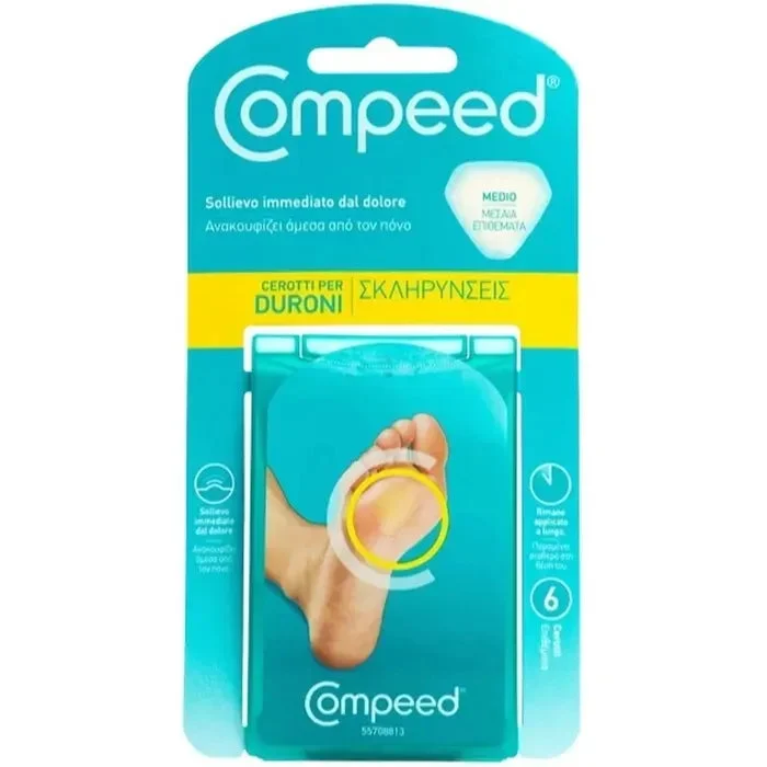 Compeed Cerotti Corno Idratante Medio Formato X6