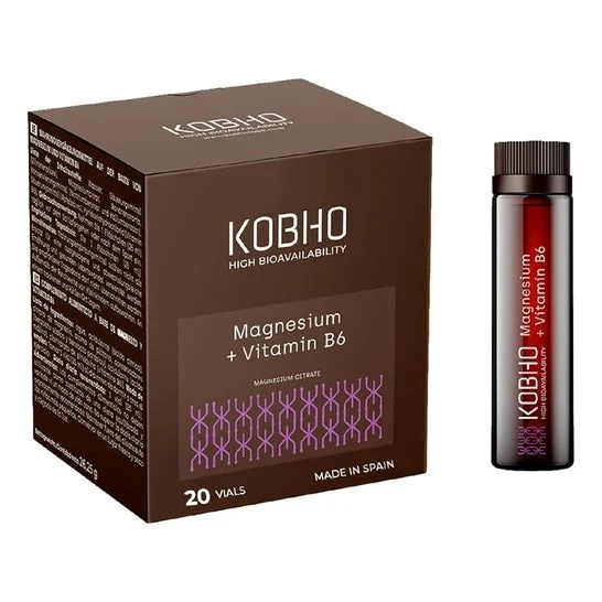 Kobho Magnesium + Vitamin B6 Líquido 20x25ml