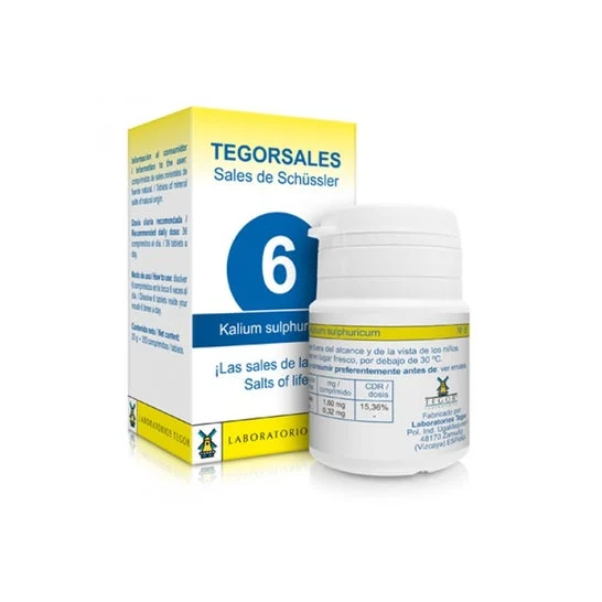 Tegor Tegorsal 6 Kalium Sulphuricum 350caps