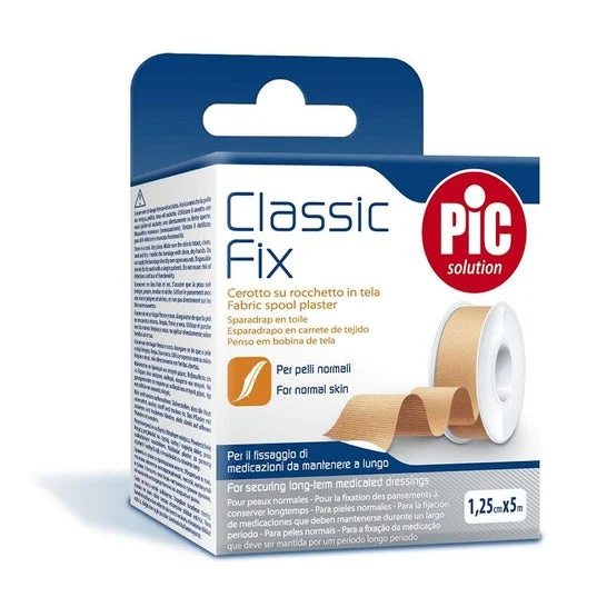 Artsana Esparadrapo Pic Classic Fix Tejido Color Blanco 5 M X 5 Cm