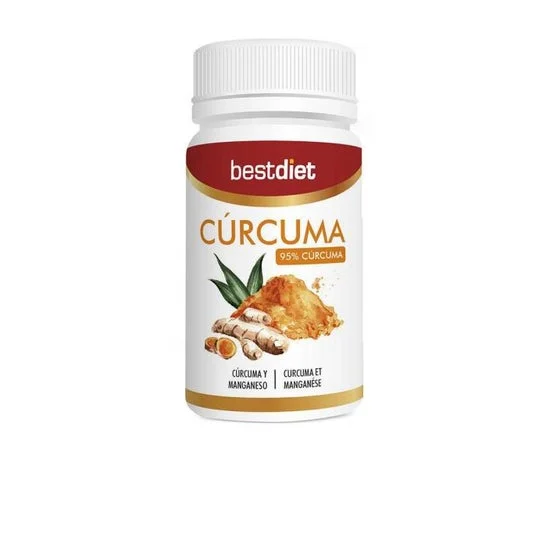 Bestdiet Cúrcuma + Manganeso 376mg 30caps
