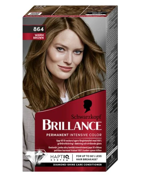 Schwarzkopf Brillance 864 Warm Brown (U)