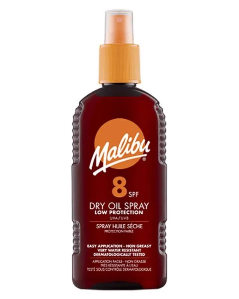 Malibu Dry Oil Sun Spray SPF 8 (F)