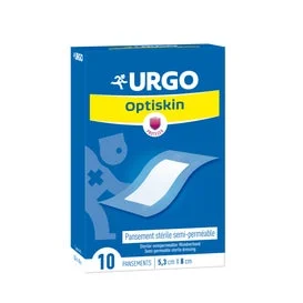 Medicazione adesiva semiammissibile Optiskin Strrile Strrile 5,3X8 Cm Box di 10 medicazioni