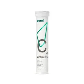 Puori Vitamina C con ginseng e yerba mate 20 compresse