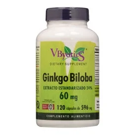 Vbyotics Ginko Biloba 60mg 120caps