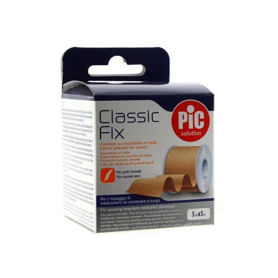Artsana Esparadrapo Pic Classic Fix Tejido Color Piel 5 M X 5 Cm