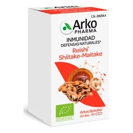 Arkocapsule Shiitake Maitake Reishi Bio 40caps
