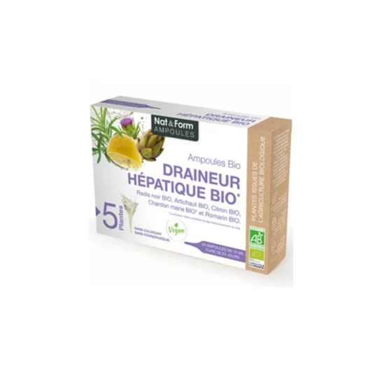 Nat&Form Amp Drain Hepat Bio10ml20