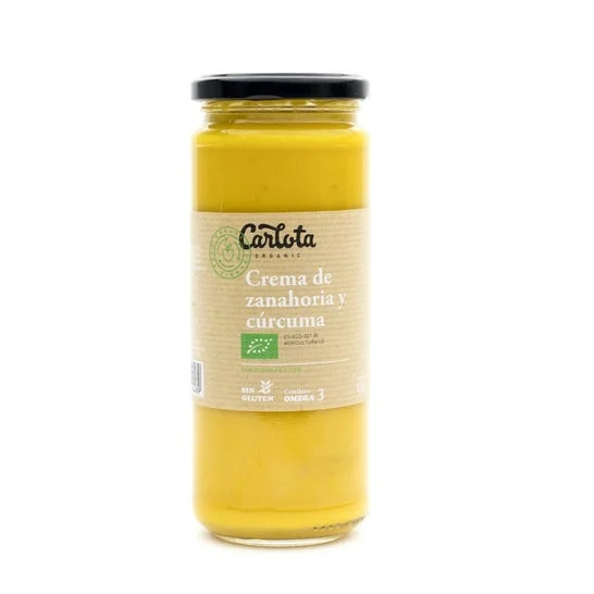 Carlota Organic Crema di Carota Crema di Curcuma Bio 450g