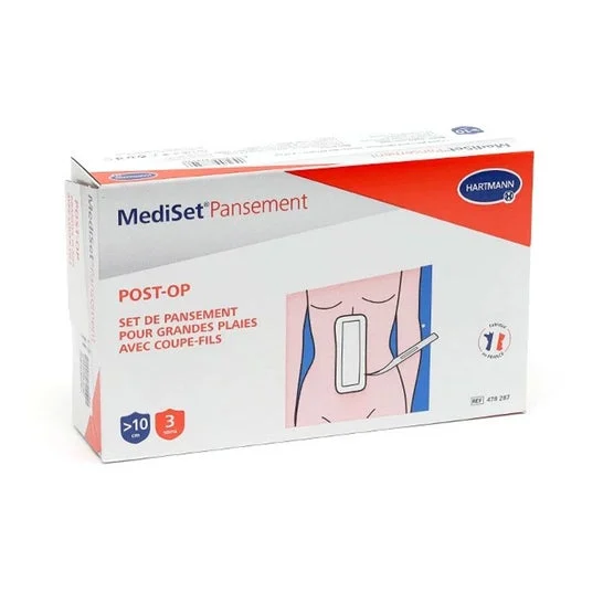 Mediset Pinze Grandi per Medicazioni Post-Operatorie 3 Unità