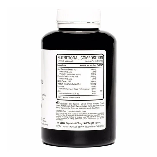 Hivital Foods Saw Palmetto 3000mg 180caps