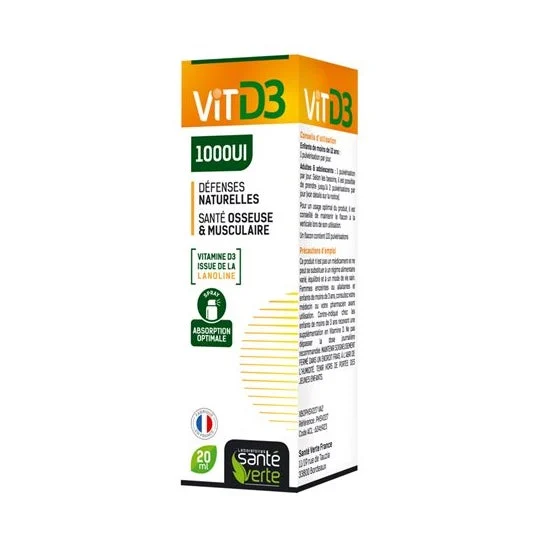 Verde Salute Vitamina D3 1000ui difese naturali 20ml