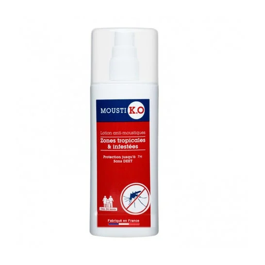 Mousti K.O Loción Anti-Mosquitos Zonas Tropicales Infestad 100ml