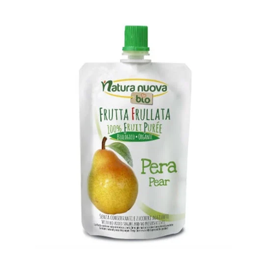 Natura Nuova Purea di pera senza zucchero Bio Doypack 100g