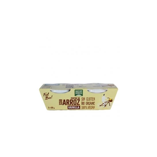 Riso Biologico Naturale e Dessert alla Vaniglia (2x125 G)