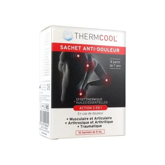 Bustina di sollievo dal dolore Thermcool Effetto termico 3in1 10 Bustine