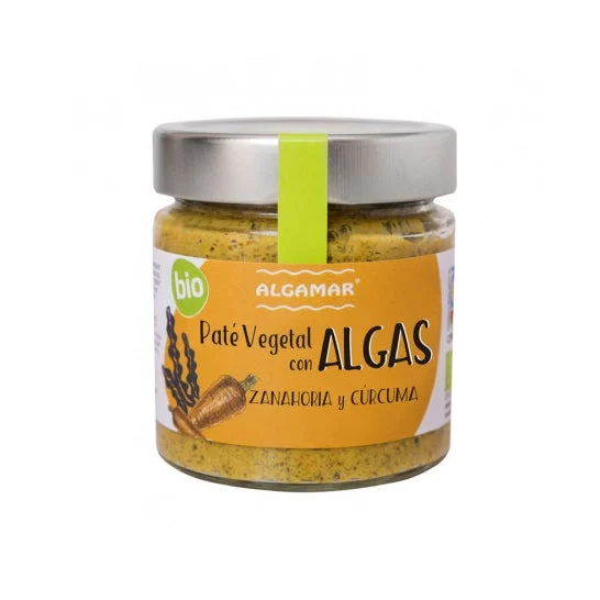 Paté di alghe Algamar Carota Curcuma 180g