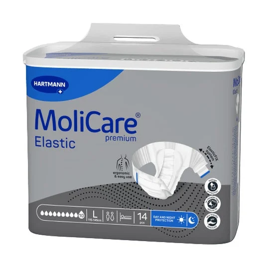 Molicare Premium Elastic 10 Gotas Talla L 14uds