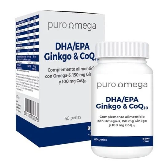 Puro Omega DHA EPA Ginkgo & CoQ10 60 Softgel