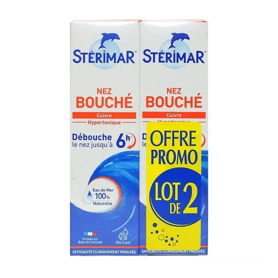 Sterimar Naso Freddo Bocca Ipertoniq 2x100ml