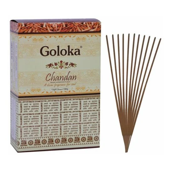 Incenso Goloka Chandan/Sandalo 12x15g
