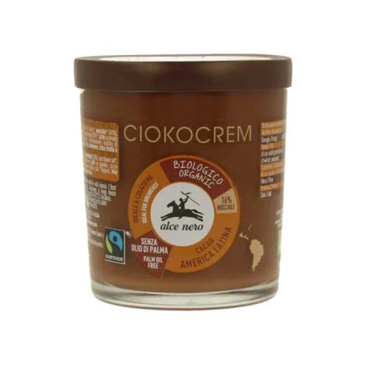 Alce nero Ciokocrem Crema Di Nocciole Biologica Alce Nero 180g
