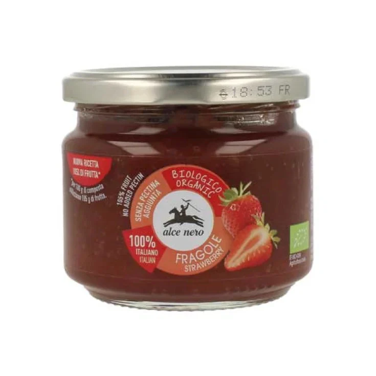 Alce nero spa Composta Di Fragole Biologica Alce Nero 270g