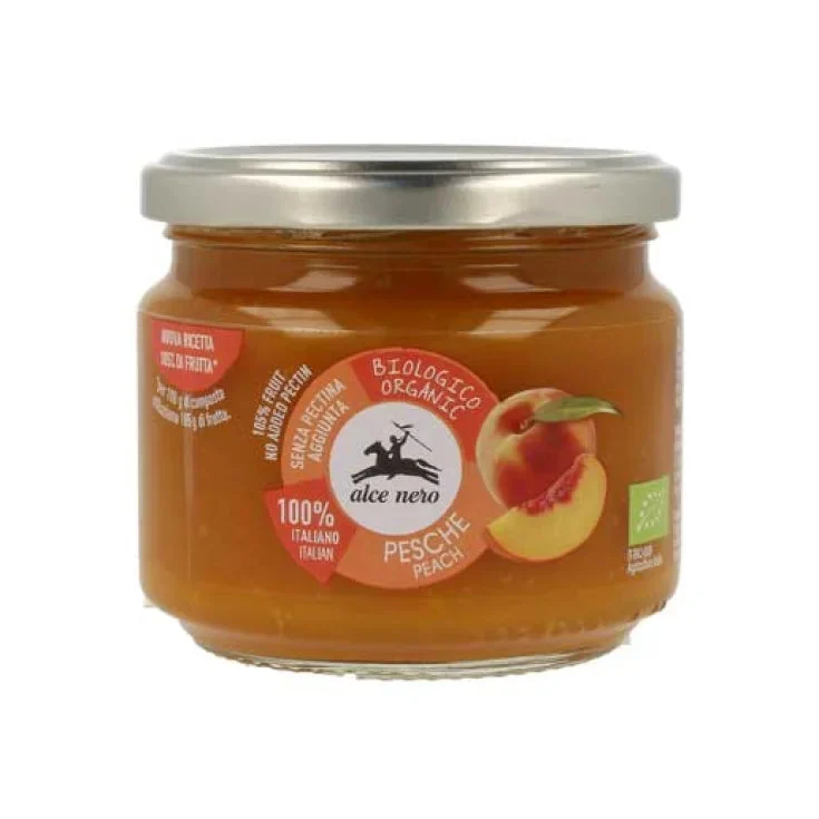 Alce nero spa Composta Di Pesche Biologica Alce Nero 270g